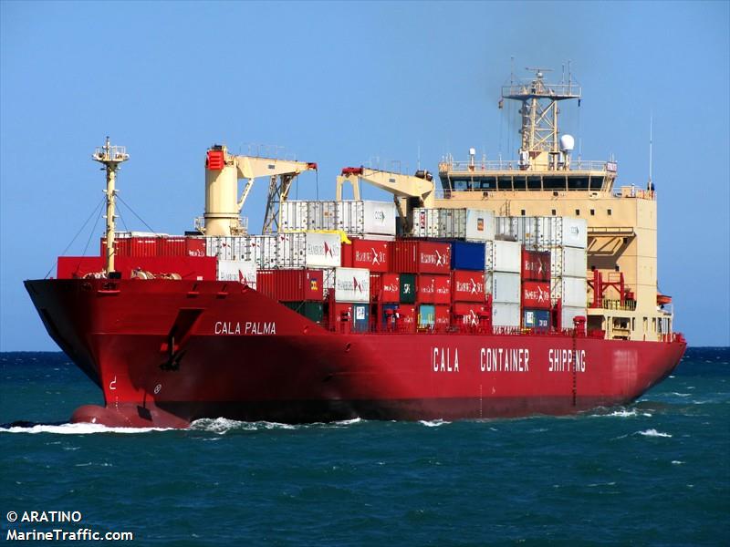 cala palma (Refrigerated Cargo Ship) - IMO 9164770, MMSI 247601000, Call Sign IBMI under the flag of Italy