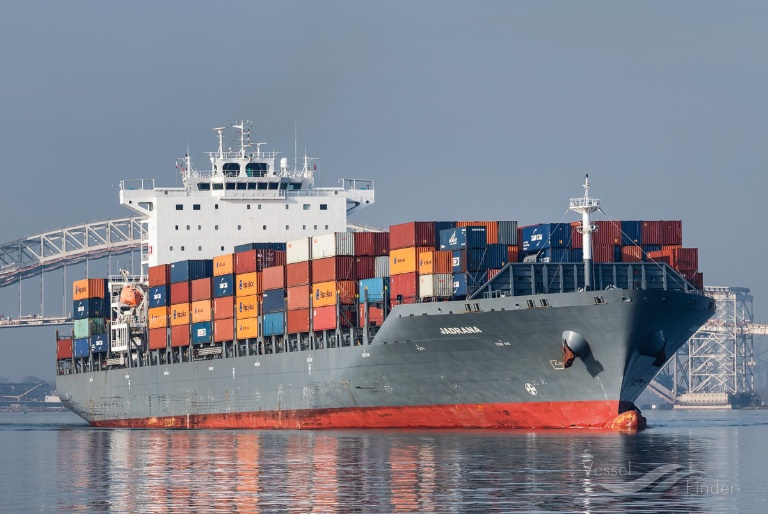 jadrana (Container Ship) - IMO 9619385, MMSI 255805572, Call Sign CQIW under the flag of Madeira