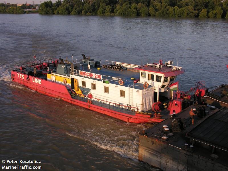 mercur 206 (Cargo ship) - IMO , MMSI 264162061, Call Sign YP2061 under the flag of Romania