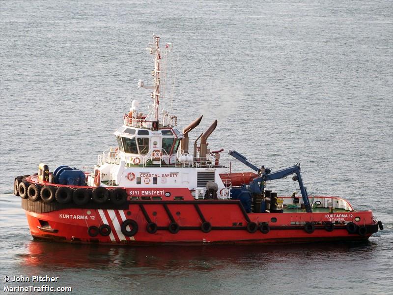 kurtarma 12 (Tug) - IMO 9854404, MMSI 271046418, Call Sign TCA5263 under the flag of Turkey