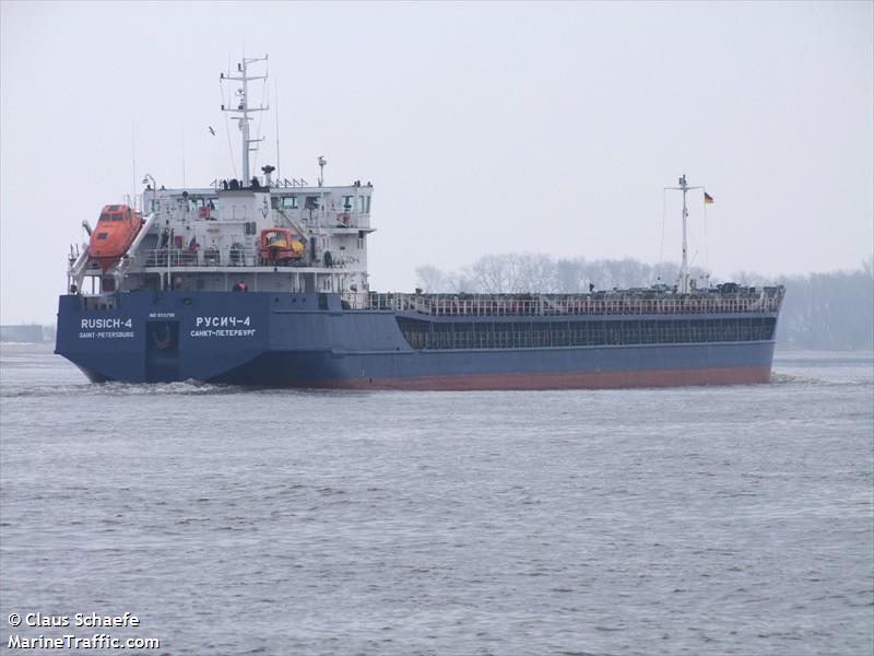 rusich-4 (General Cargo Ship) - IMO 9331799, MMSI 273316430, Call Sign UBFO under the flag of Russia