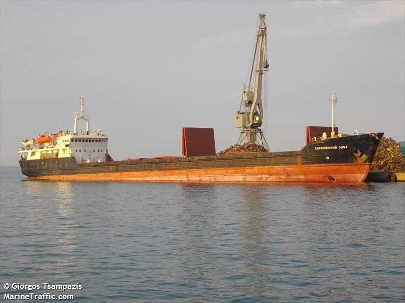 sormovskiy-3054 (General Cargo Ship) - IMO 8222393, MMSI 273320600, Call Sign UIRU under the flag of Russia