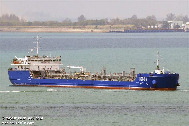 glard-2 (Chemical/Oil Products Tanker) - IMO 9687980, MMSI 273322210, Call Sign UGZA under the flag of Russia