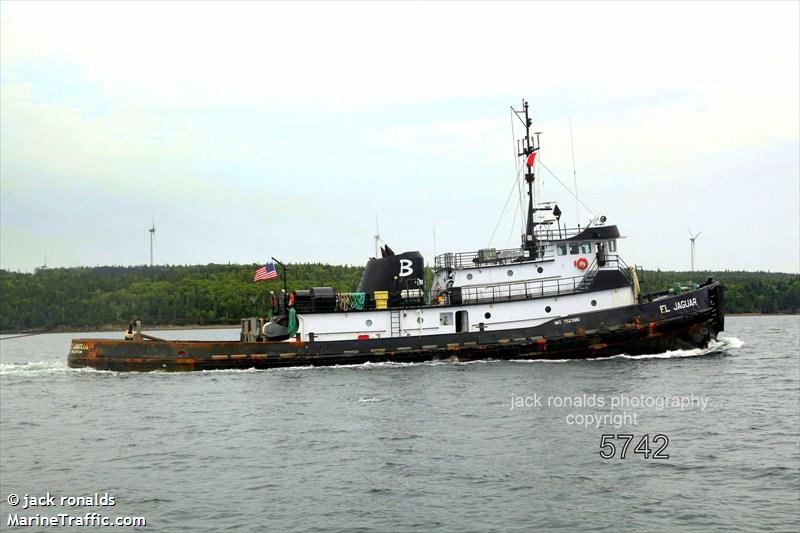 el jaguar (Tug) - IMO 7523661, MMSI 303278000, Call Sign WDC4355 under the flag of Alaska