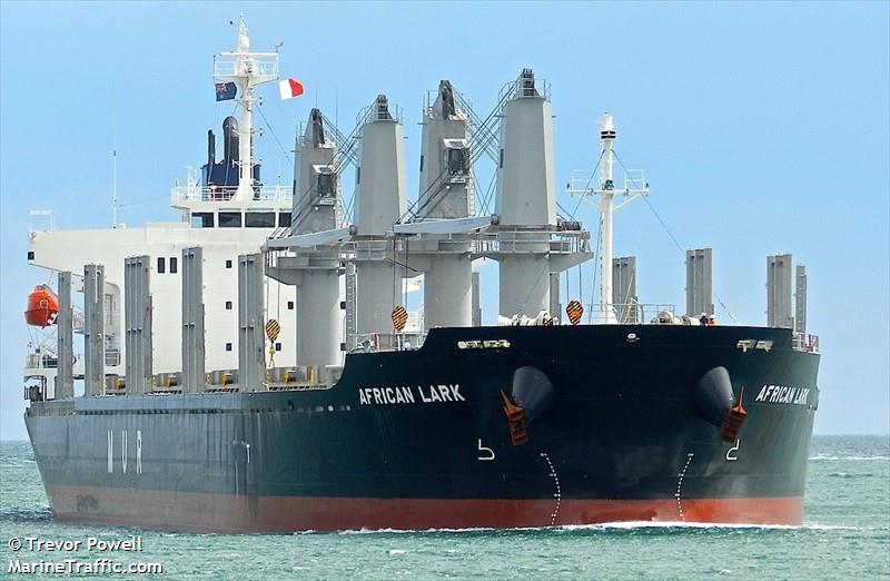 african lark (Bulk Carrier) - IMO 9682760, MMSI 311000206, Call Sign C6BA3 under the flag of Bahamas