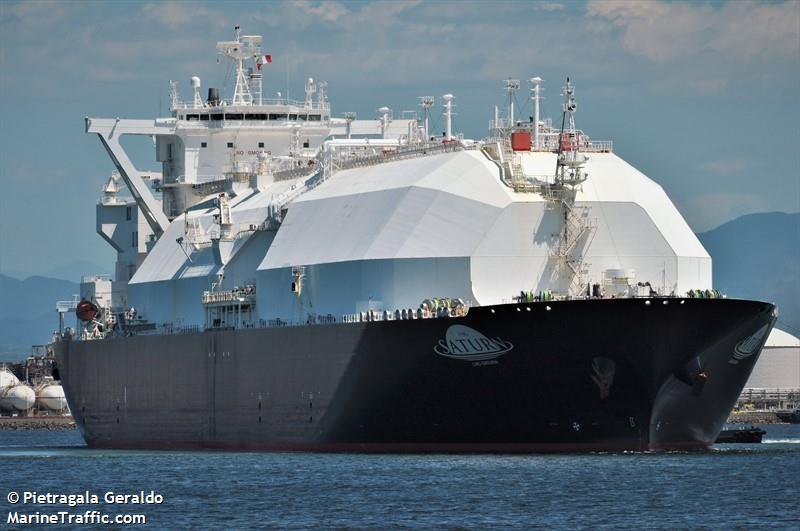 lng saturn (LNG Tanker) - IMO 9696149, MMSI 311000439, Call Sign C6CD3 under the flag of Bahamas