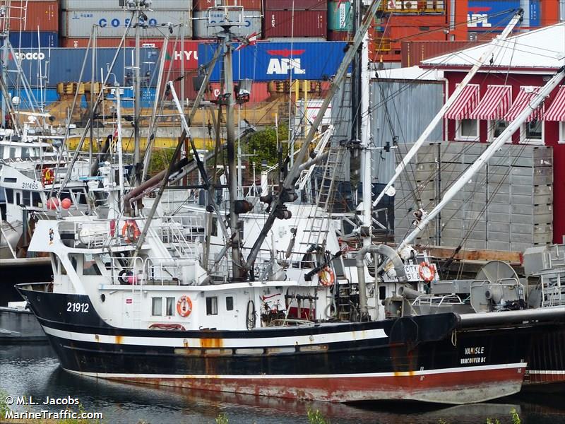 vanisle (Fishing vessel) - IMO , MMSI 316002764 under the flag of Canada