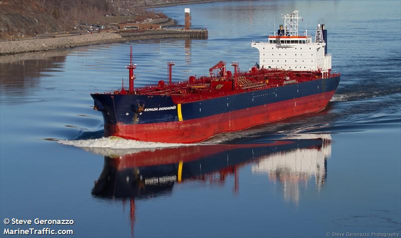 espada desgagnes (Crude Oil Tanker) - IMO 9334698, MMSI 316011950, Call Sign XJBR under the flag of Canada
