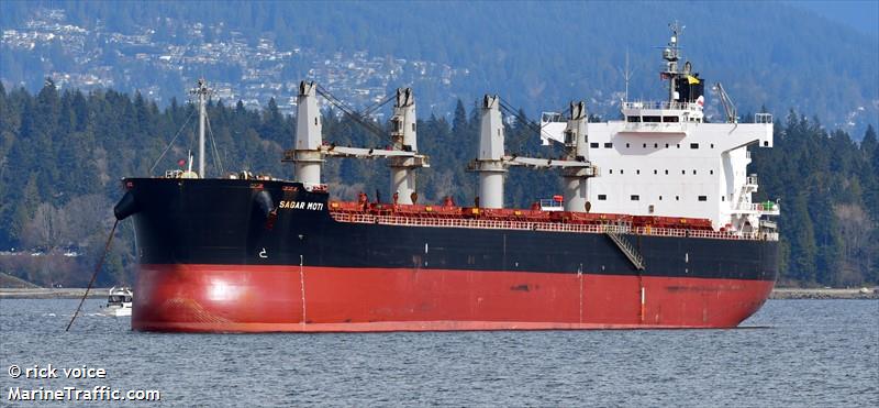 sagar moti (Bulk Carrier) - IMO 9583146, MMSI 356799000, Call Sign 3FLZ3 under the flag of Panama