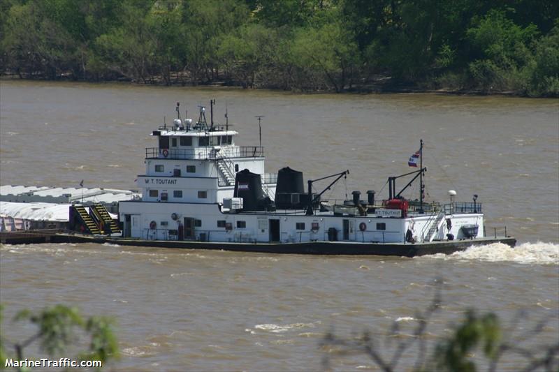 w t toutant (Towing vessel) - IMO , MMSI 367057940, Call Sign WDC6564 under the flag of United States (USA)