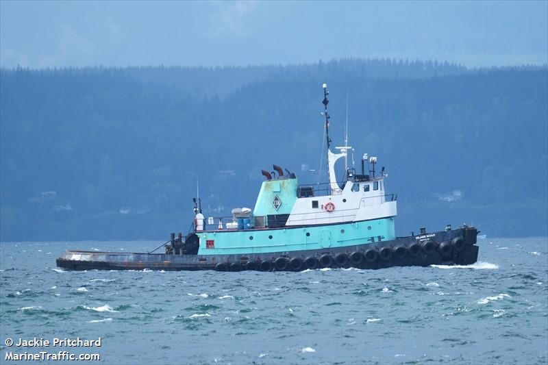 island scout (Tug) - IMO 6728018, MMSI 367058210, Call Sign WDC6588 under the flag of United States (USA)