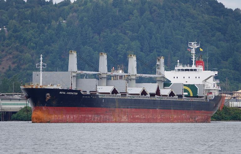 royal innovation (Bulk Carrier) - IMO 9573969, MMSI 372892000, Call Sign 3FRF2 under the flag of Panama