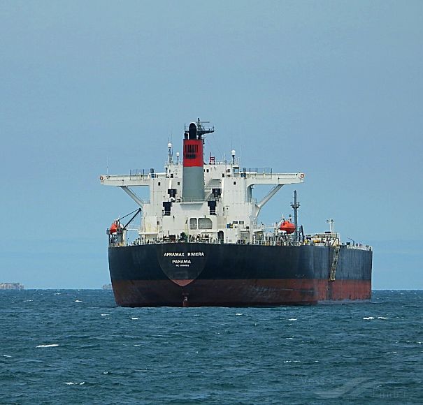 aframax riviera (Crude Oil Tanker) - IMO 9282912, MMSI 373638000, Call Sign 3EUK2 under the flag of Panama