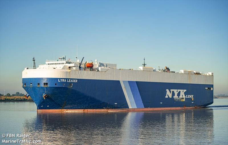 lyra leader (Vehicles Carrier) - IMO 9284752, MMSI 431190000, Call Sign 7JUM under the flag of Japan