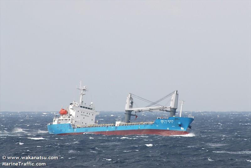 zenith busan (General Cargo Ship) - IMO 9524217, MMSI 441571000, Call Sign DSQG6 under the flag of Korea