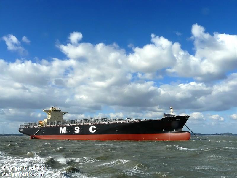 msc agadir (Container Ship) - IMO 9619464, MMSI 477001100, Call Sign VRLC2 under the flag of Hong Kong