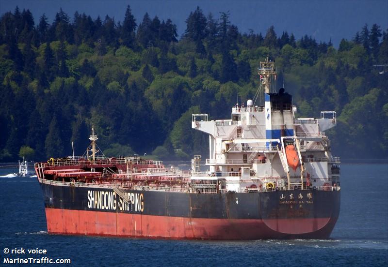 shandong hai yao (Bulk Carrier) - IMO 9591533, MMSI 477117300, Call Sign VRNC6 under the flag of Hong Kong