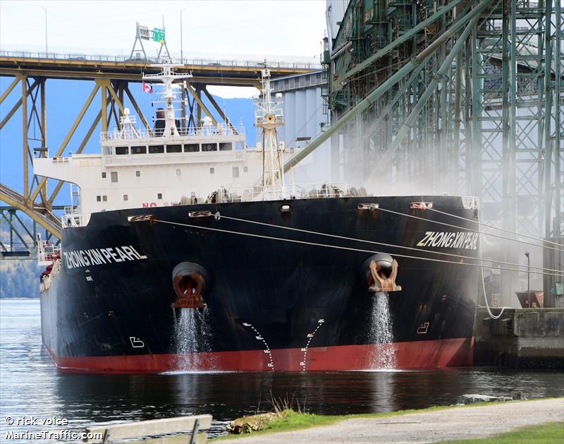 zhong xin pearl (Bulk Carrier) - IMO 9684134, MMSI 477519800, Call Sign VRMC3 under the flag of Hong Kong