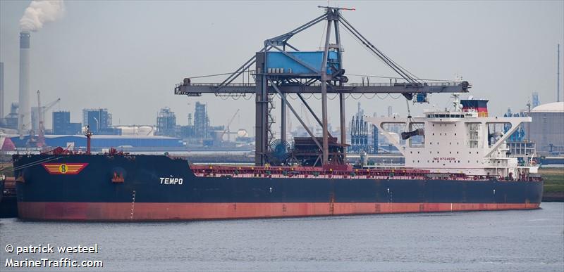 tempo (Bulk Carrier) - IMO 9724829, MMSI 477537600, Call Sign VRPS9 under the flag of Hong Kong