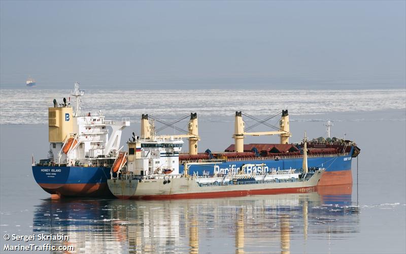 honey island (Bulk Carrier) - IMO 9755464, MMSI 477669500, Call Sign VRPT5 under the flag of Hong Kong