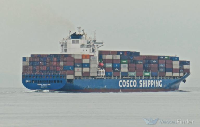 cosco auckland (Container Ship) - IMO 9484261, MMSI 477765800, Call Sign VRKF8 under the flag of Hong Kong