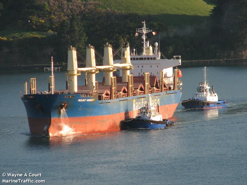 mount rainier (Bulk Carrier) - IMO 9336799, MMSI 477999700, Call Sign VRBG6 under the flag of Hong Kong