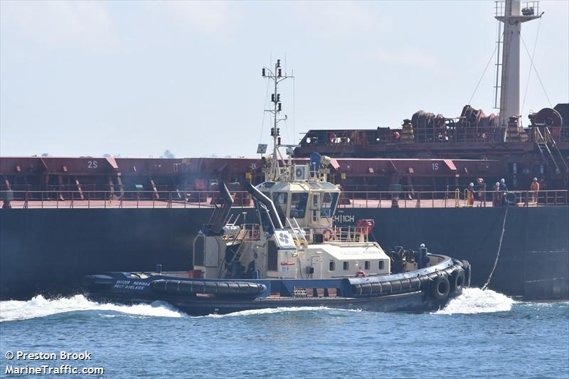 svitzer meringa (Tug) - IMO 9357834, MMSI 503096300, Call Sign VJN3054 under the flag of Australia