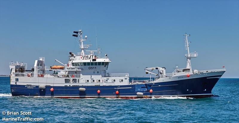 atlas cove (Fishing Vessel) - IMO 9171008, MMSI 503552000, Call Sign VHJT under the flag of Australia
