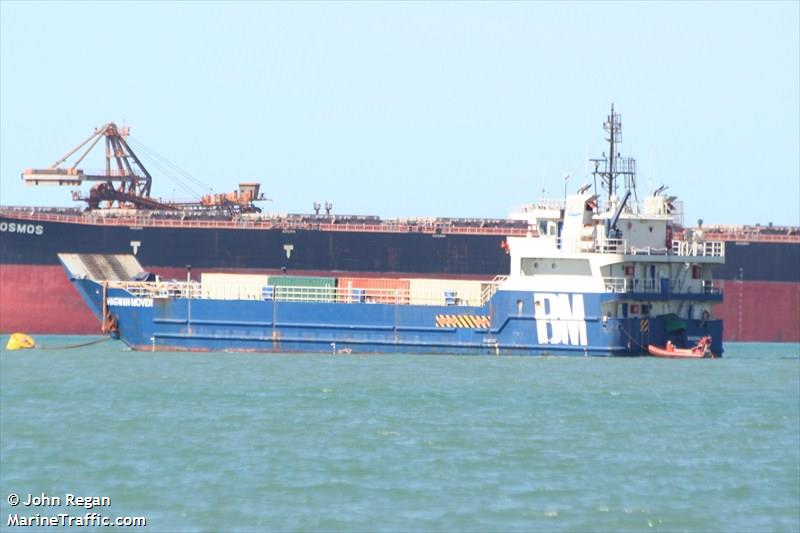 bhagwan mover (Landing Craft) - IMO 9542001, MMSI 503587000, Call Sign VNW6163 under the flag of Australia