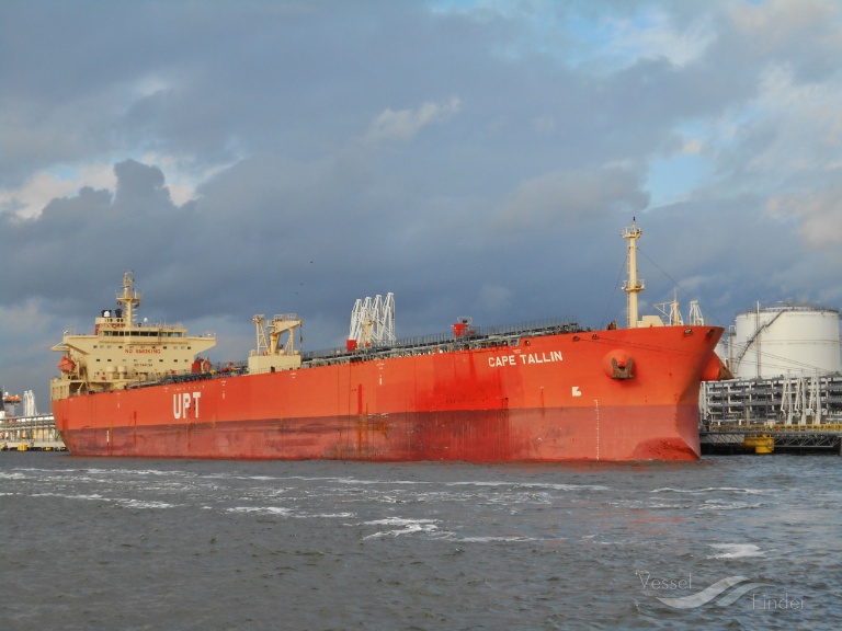 cape tallin (Chemical/Oil Products Tanker) - IMO 9441154, MMSI 538003422, Call Sign V7QQ9 under the flag of Marshall Islands