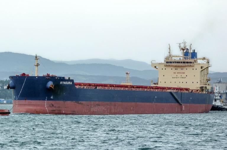 kynouria (Bulk Carrier) - IMO 9590125, MMSI 538004243, Call Sign V7VY6 under the flag of Marshall Islands