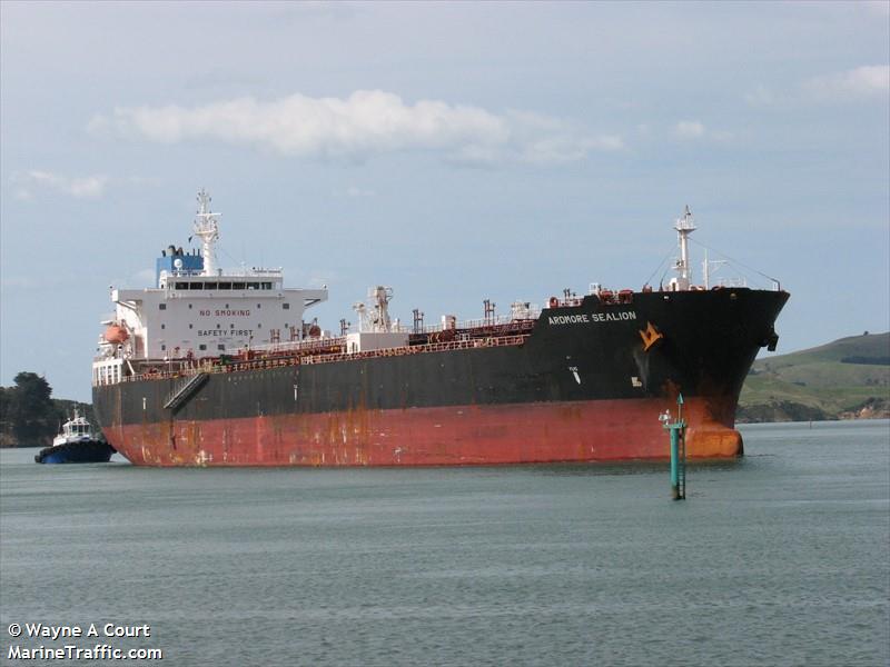 ardmore sealion (Chemical/Oil Products Tanker) - IMO 9708203, MMSI 538006129, Call Sign V7JZ3 under the flag of Marshall Islands