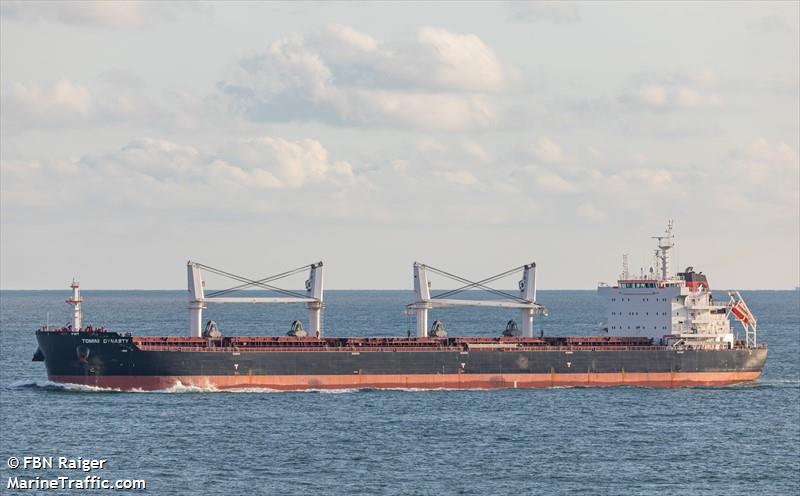 tomini dynasty (Bulk Carrier) - IMO 9721360, MMSI 538007100, Call Sign V7WP2 under the flag of Marshall Islands