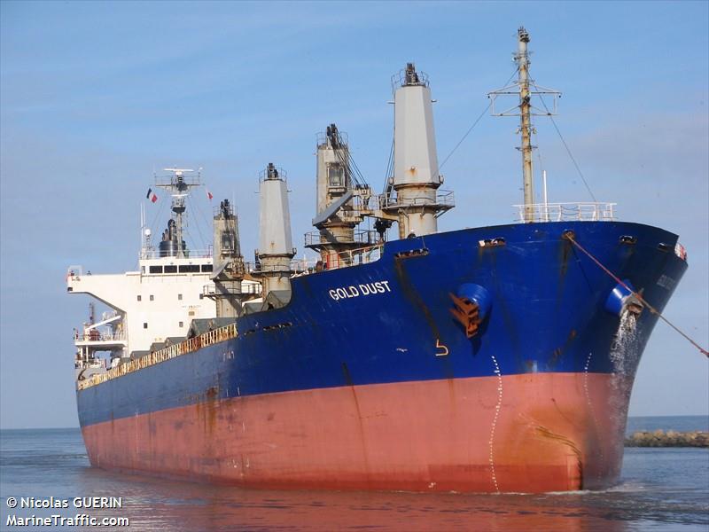 gold dust (Bulk Carrier) - IMO 9615078, MMSI 538007166, Call Sign V7XY5 under the flag of Marshall Islands
