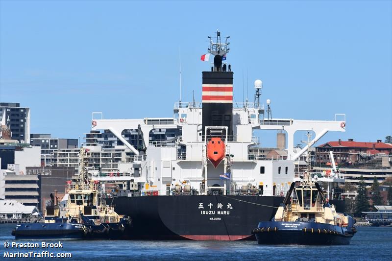 isuzu maru (Bulk Carrier) - IMO 9782039, MMSI 538007367, Call Sign V7AM4 under the flag of Marshall Islands