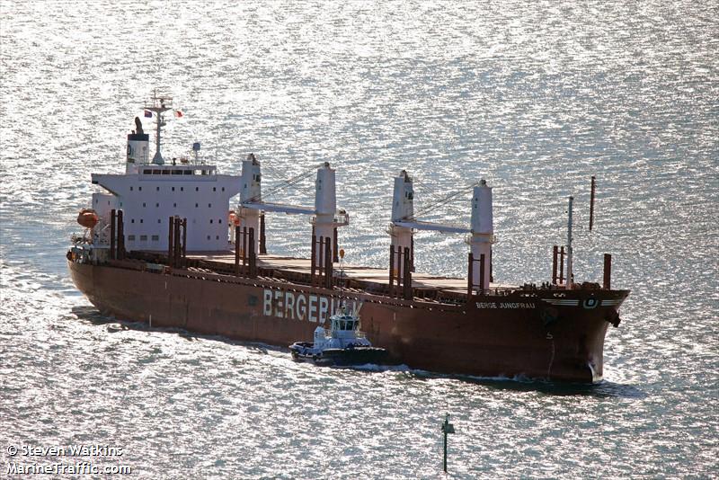 berge jungfrau (Bulk Carrier) - IMO 9846304, MMSI 538008162, Call Sign V7A2029 under the flag of Marshall Islands