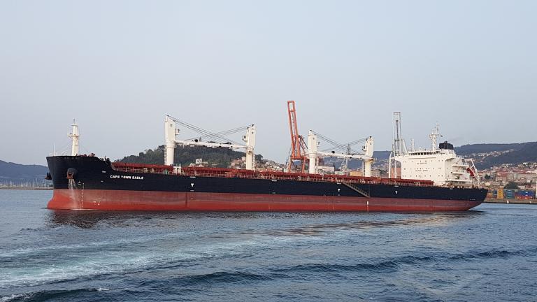 cape town eagle (Bulk Carrier) - IMO 9700134, MMSI 538008273, Call Sign V7A2176 under the flag of Marshall Islands