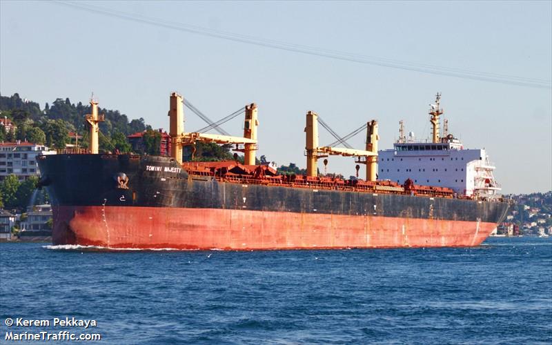 tomini majesty (Bulk Carrier) - IMO 9446702, MMSI 538008343, Call Sign V7A2259 under the flag of Marshall Islands