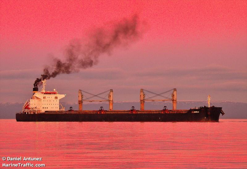 almira (Bulk Carrier) - IMO 9581784, MMSI 538008734, Call Sign V7A2703 under the flag of Marshall Islands