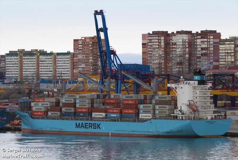 maersk songkhla (Container Ship) - IMO 9840726, MMSI 563091100, Call Sign 9V6006 under the flag of Singapore