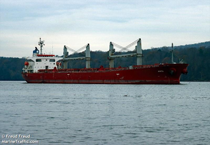 anita (Bulk Carrier) - IMO 9263253, MMSI 636017557, Call Sign D5LN6 under the flag of Liberia