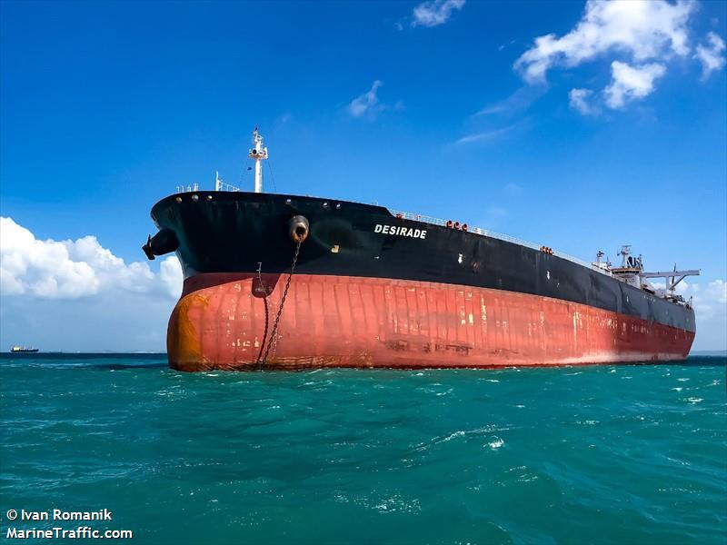 desirade (Crude Oil Tanker) - IMO 9723095, MMSI 636018892, Call Sign D5RW5 under the flag of Liberia