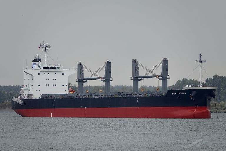 new optima (Bulk Carrier) - IMO 9865001, MMSI 636019161, Call Sign D5TF7 under the flag of Liberia