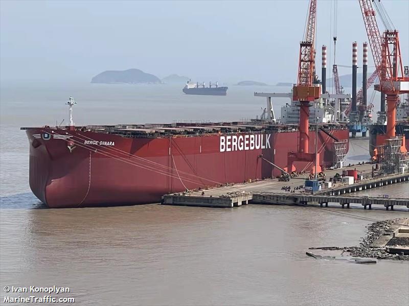 berge dinara (Bulk Carrier) - IMO 9273985, MMSI 636020155, Call Sign D5XX9 under the flag of Liberia