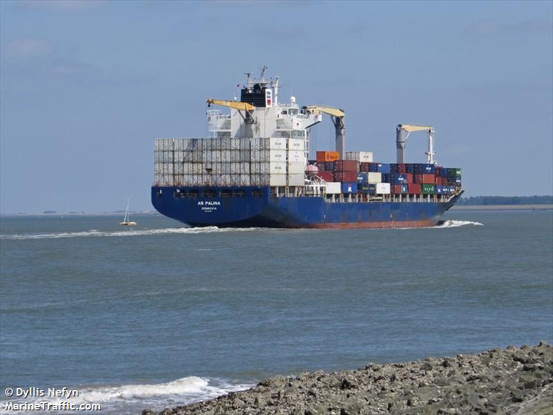 as palina (Container Ship) - IMO 9283693, MMSI 636091130, Call Sign A8JS6 under the flag of Liberia