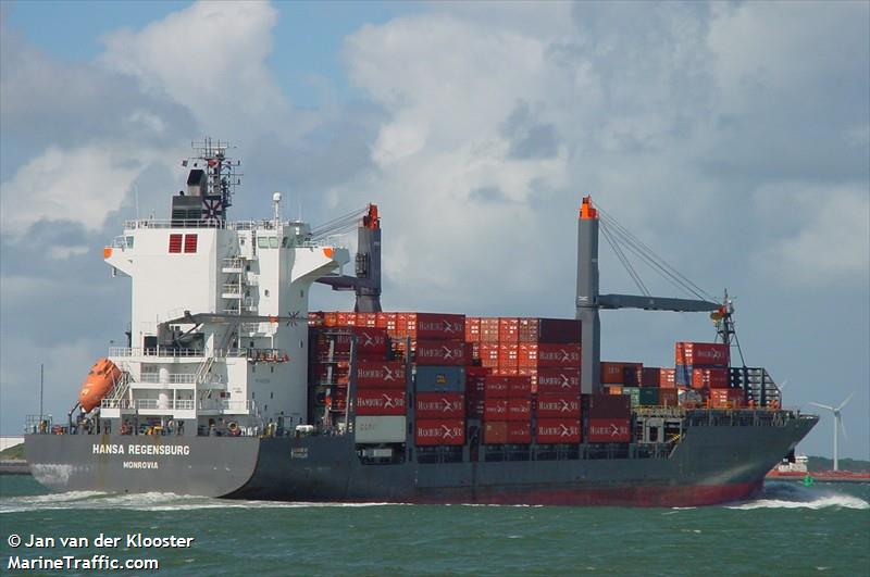 hansa regensburg (Container Ship) - IMO 9435258, MMSI 636091629, Call Sign A8QP6 under the flag of Liberia