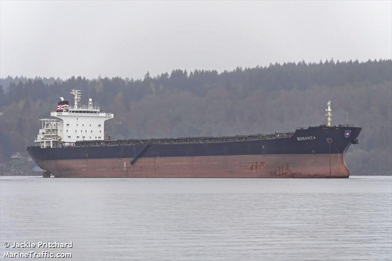 bonanza (Bulk Carrier) - IMO 9273210, MMSI 636092486, Call Sign D5DR9 under the flag of Liberia