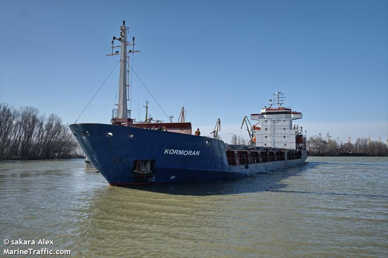 kormoran (General Cargo Ship) - IMO 9100061, MMSI 671274100, Call Sign 5VIA7 under the flag of Togolese Rep