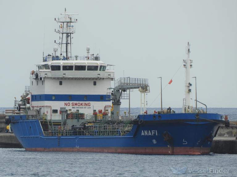 anafi (Oil Products Tanker) - IMO 9460849, MMSI 209825000, Call Sign 5BKN5 under the flag of Cyprus