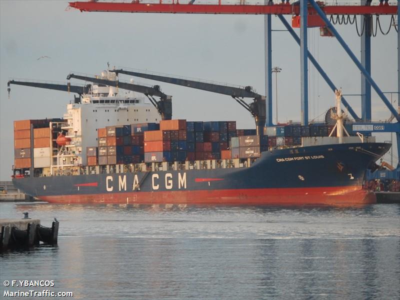 cmacgm fort st louis (Container Ship) - IMO 9261889, MMSI 209912000, Call Sign 5BLP5 under the flag of Cyprus